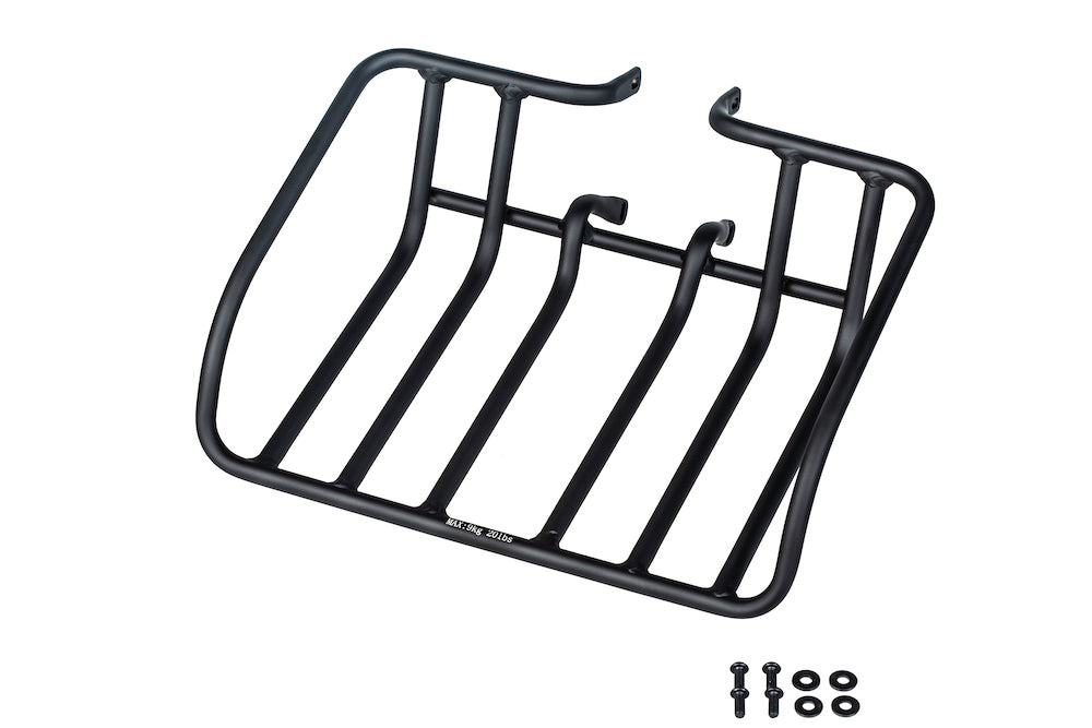 Aventure Front Rack in Black SKUs: 31010-E037001